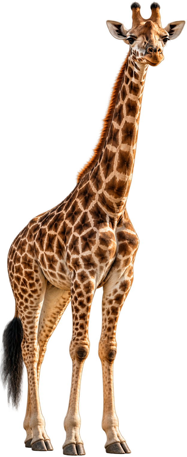 A giraffe, unexplained